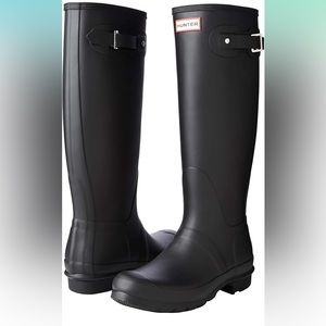 Hunter Original Tall Rain Boot - Black Matte